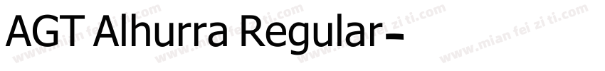 AGT Alhurra Regular字体转换